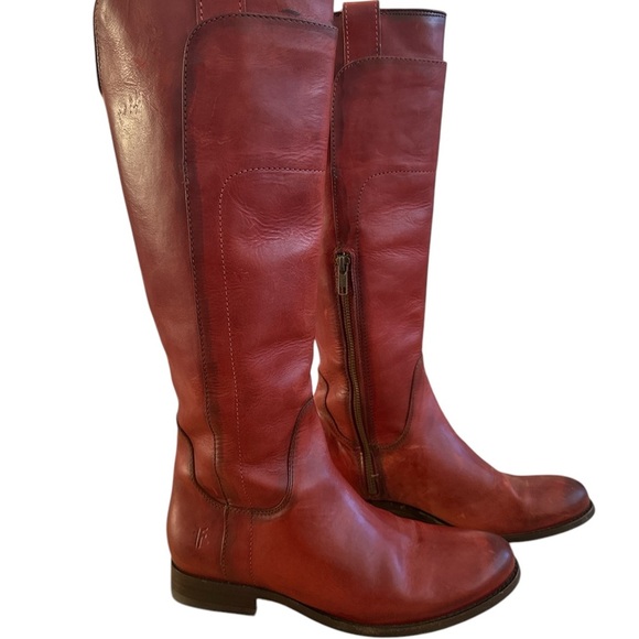 FRYE Paige Tall Riding Leather Knee-High Boots 6.5 - Picture 1 of 16